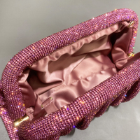 Shiny Rhinestones Handmade Evening Clutch Bag 4